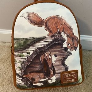 Loungefly Fox and the hound backpack- NWT